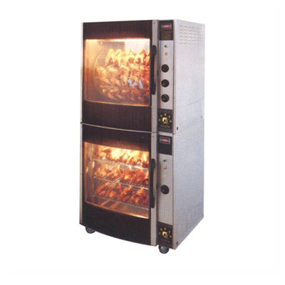 热风循环式烤鸡炉连保温柜